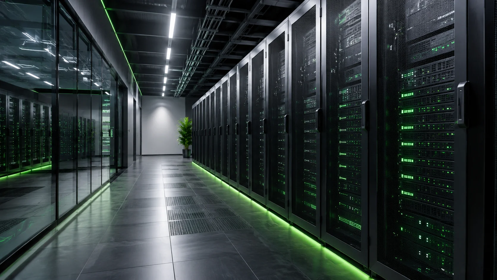 Serverracks in einem Datacenter